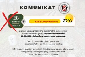 Informacja – 28.06.2026 – KURS ODWOŁANY
